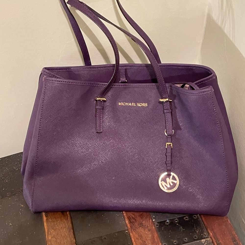Michael Kors purple purse